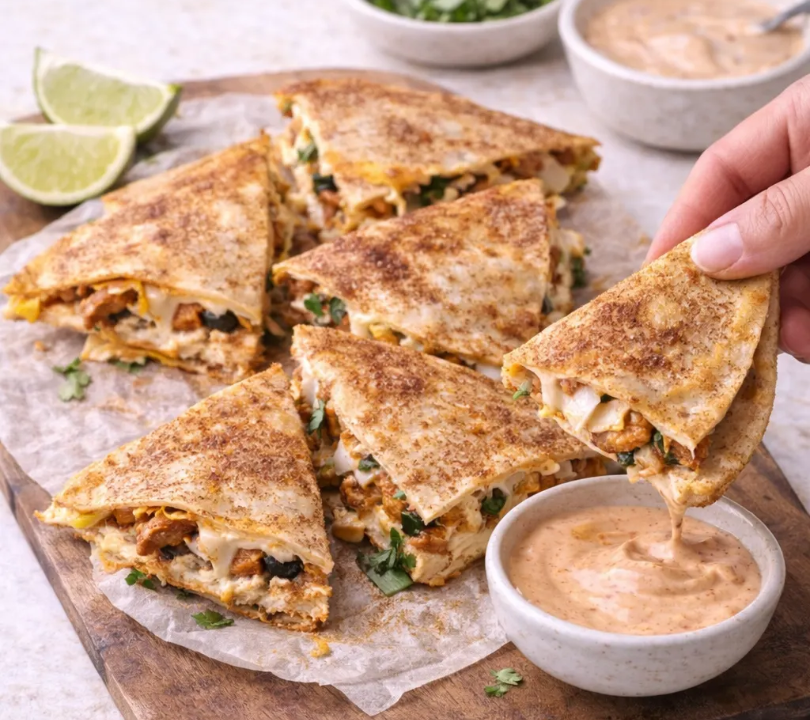 Chipotle Lime Chicken Quesadillas