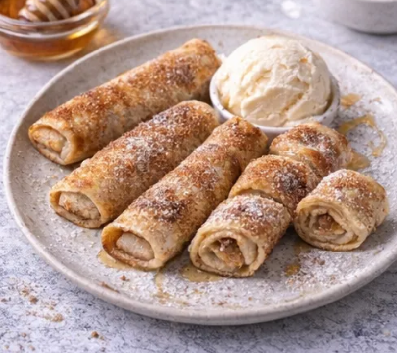Cinnamon Sugar Tortilla Roll-Ups