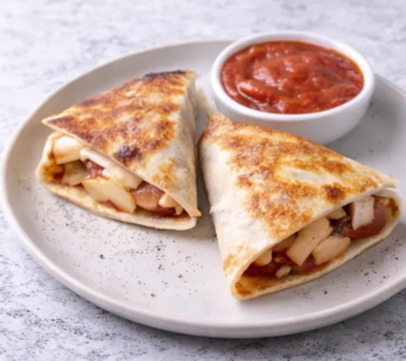 Crispy Pizza Tortilla Fold