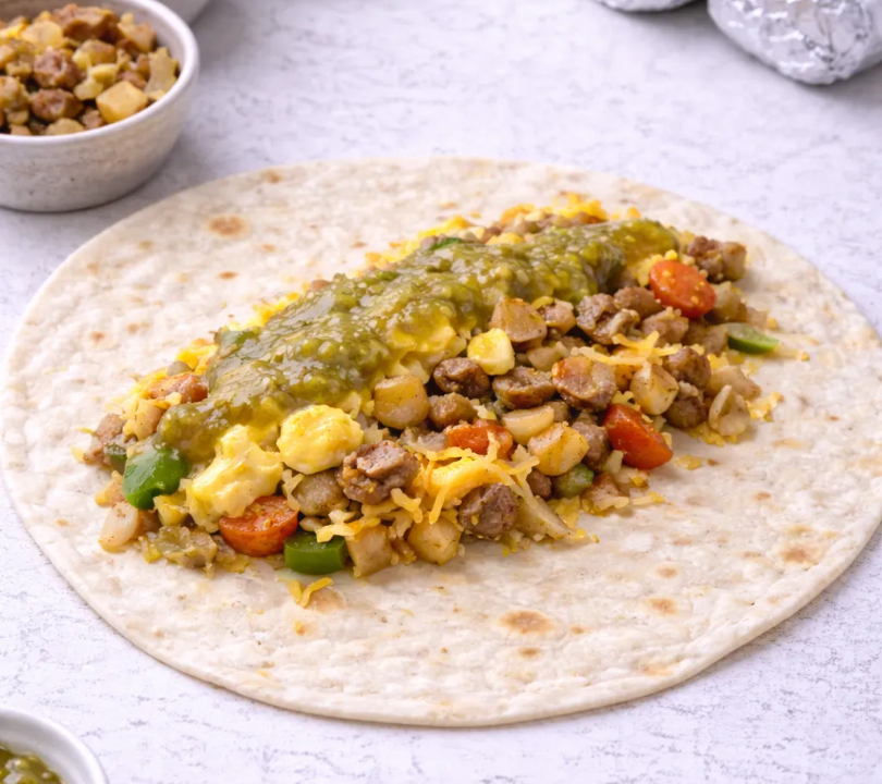 Freezer Breakfast Burritos