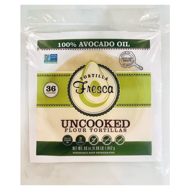 Tortilla Fresca — Uncooked Flour Tortillas, Avocado Oil, 36 Count